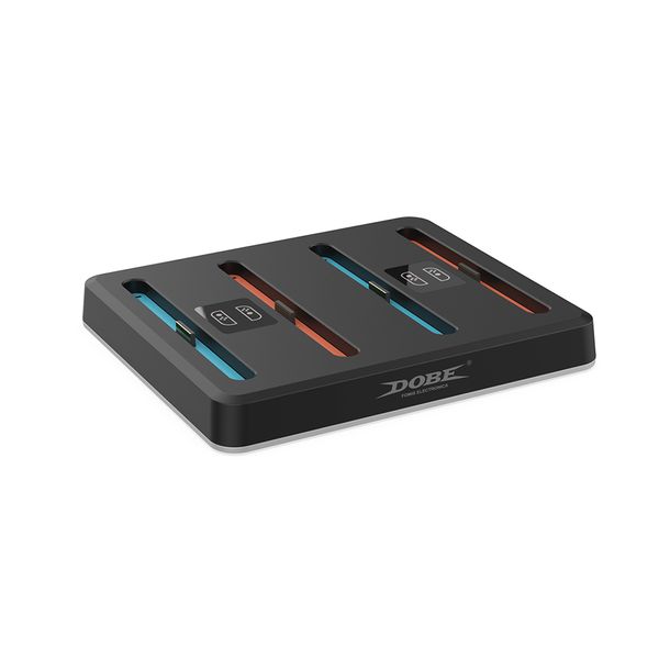 Đế sạc 4 Joycon tích hợp đèn LED RGB - DOBE TNS 3160 Black