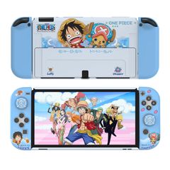 IINE Bộ case ốp bảo vệ máy Nintendo OLED và Joy-Con One Piece