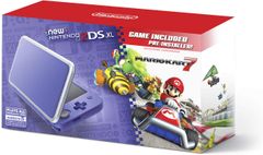 New Nintendo 2DS XL - Purple + Silver With Mario Kart 7