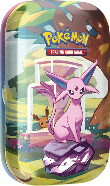 Hộp Pokémon TCG: Scarlet & Violet Prismatic Evolutions Mini Tin