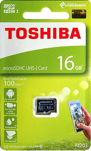 Thẻ nhớ Class 10 Micro SD Toshiba 16GB
