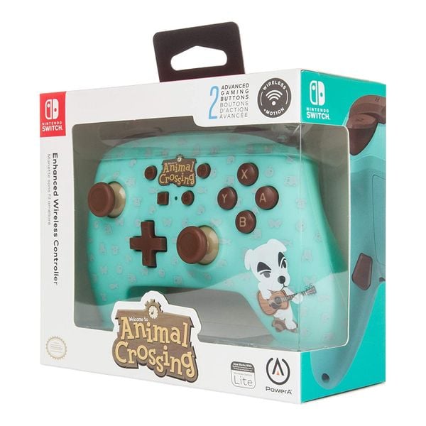 PowerA Enhanced Wireless Controller for Nintendo Switch - Animal Crossing: K.K. Slider