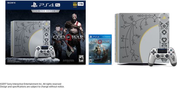 PlayStation Pro 1TB Limited Edition Console God of War