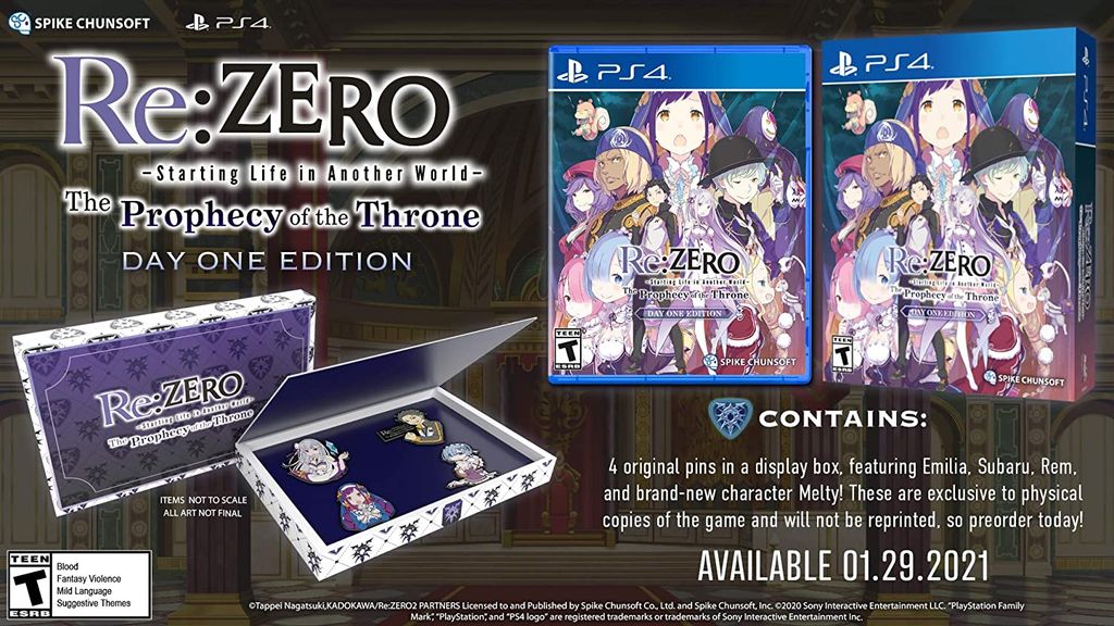 854 - Re:ZERO – The Prophecy of the Throne Day One Edition