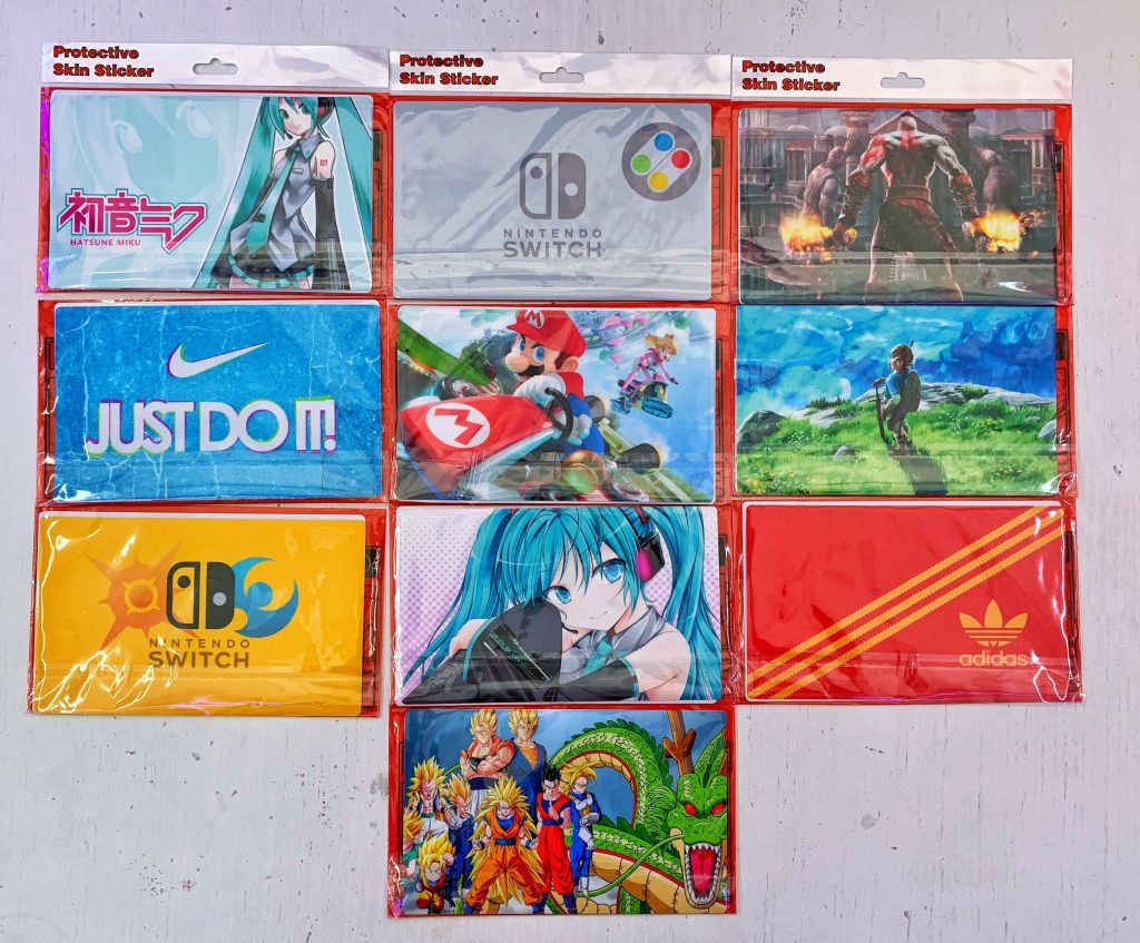 Full Bộ Sticker Dán Chống Trầy Nintendo Switch