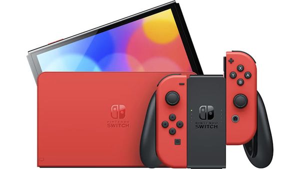 Máy Nintendo Switch Oled Model Red Joy-Con Like New 95%