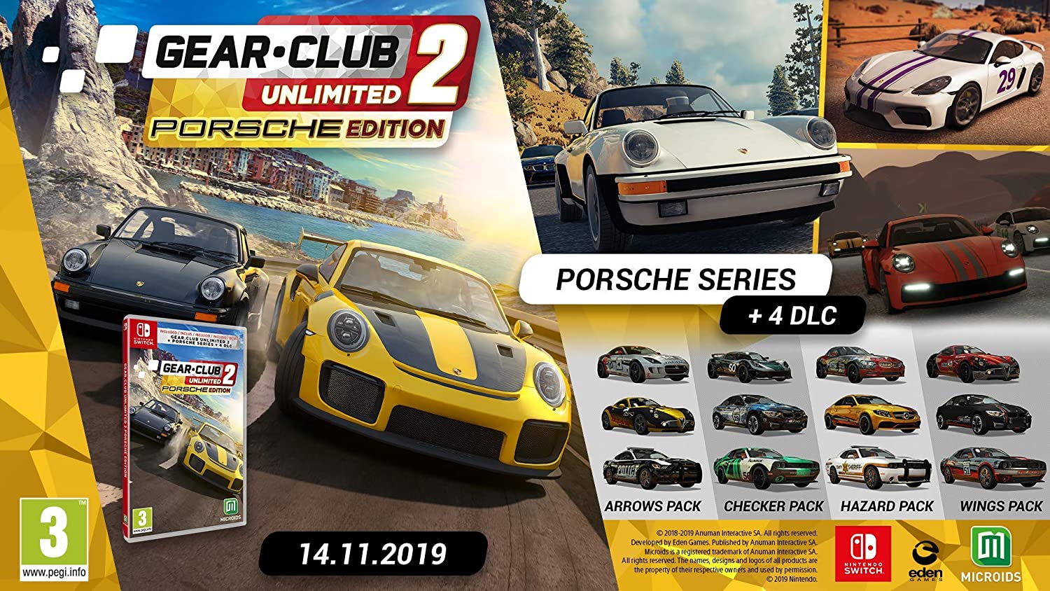Gear Club Unlimited 2 Porsche Edt cho Nintendo Switch 