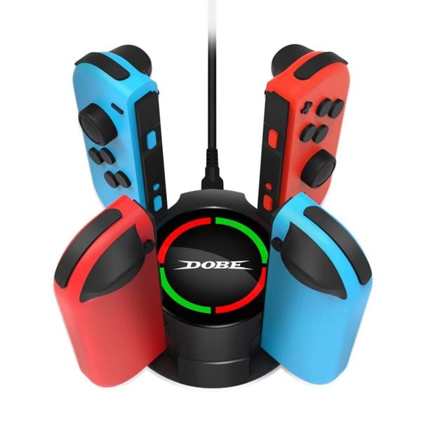 Đế sạc 4 Joy-Con có đèn LED hiển thị Dobe TNS-1882
