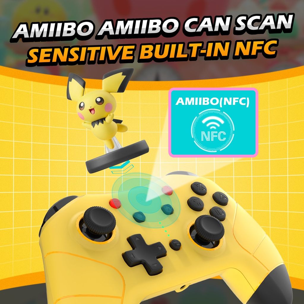 Tay cầm không dây IINE Pikachu Yellow cho Nintendo Switch L702