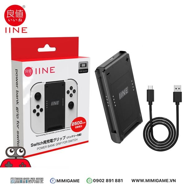 IINE Charging Grip kèm pin cho tay Joycon Ninteno Switch