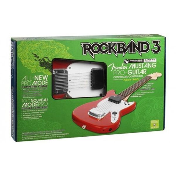 Xbox 360 Rock Band 3 Fender Mustang PRO Guitar