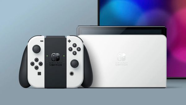 Máy Nintendo Switch Oled Model White Joy-Con Like New 98%