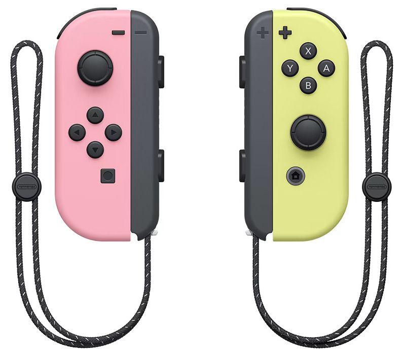 Joy-con Controllers Pastel Pink/Pastel Yellow Set