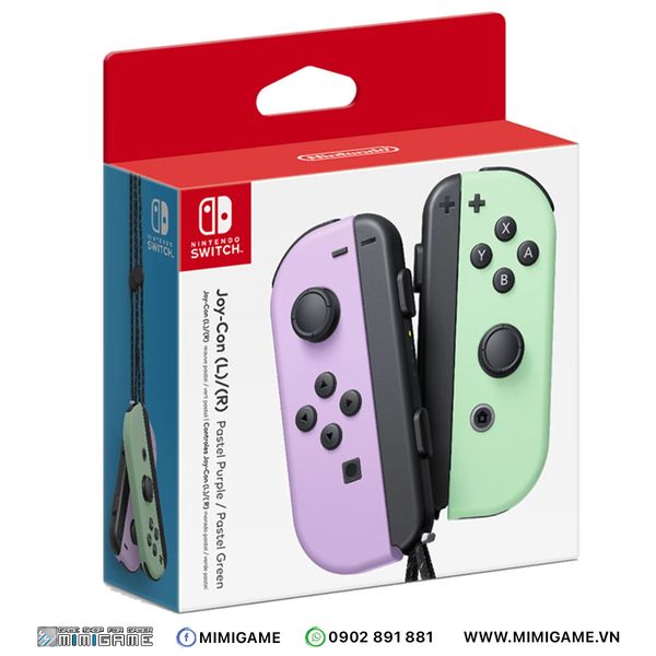 Joy-con Controllers Pastel Purple/Pastel Green Set