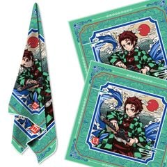 Khăn vuông thể thao Kimetsu No Yaiba siêu khô thoáng kích thước 58cm