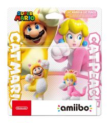 Amiibo Super Mario Cat Mario & Cat Peach