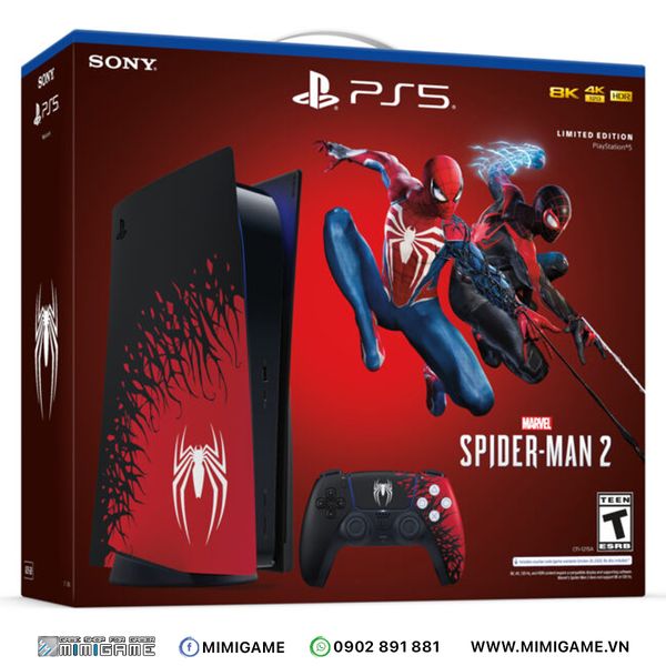 Máy Playstation 5 825GB Standard Marvel's Spider-Man 2 [CFI 1218A] Korea Version - BH 03 Tháng