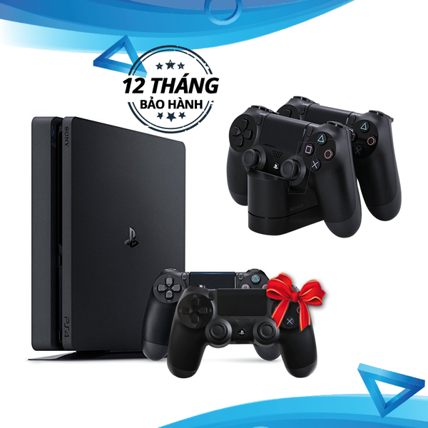 PS4 Slim 500GB Bundle - Tặng Tay Cầm + Dock Sạc