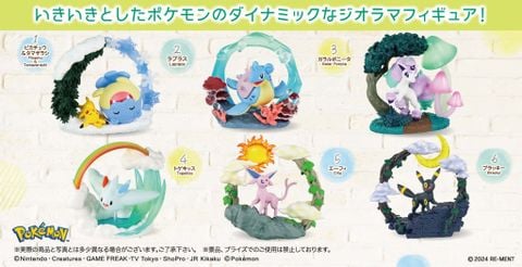Pokemon Circular Diorama Collection - Mô hình Chính hãng ReMent