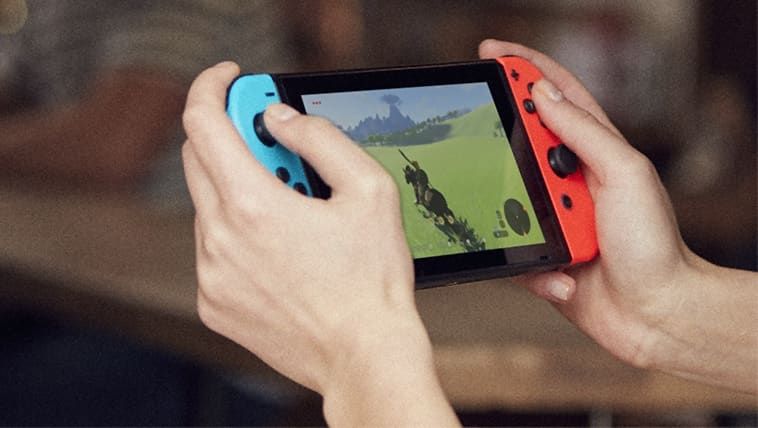 Nintendo Switch Red & Blue Joy-con Phiên bản pin chơi lâu hơn