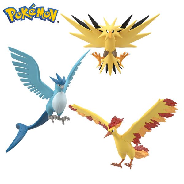 MÔ HÌNH POKEMON SCALE WORLD KANTO REGION MOLTRES & ZAPDOS & ARTICUNO