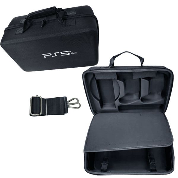 Vali du lịch đựng máy PS5 Slim, chống sốc, chống nước, nhiều màu sắc