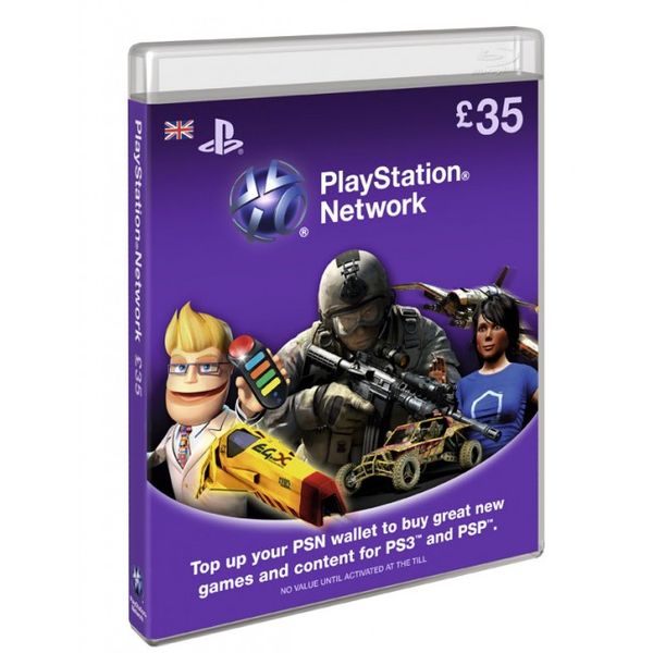Playstation Network (PSN) UK/ EU Card 35 GBP