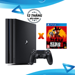 PlayStation 4 Pro 1TB Console - Red Dead Redemption 2 Combo