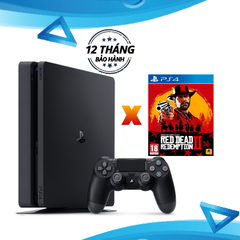 PlayStation 4 Slim 500GB Console - Red Dead Redemption 2 Combo