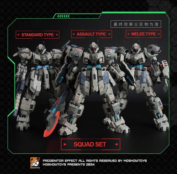 Mô Hình Lắp Ráp Moshow Toys Illustrious Class: Tyrant Butcher II – Tactical Set (Foxhound Squad No.2)