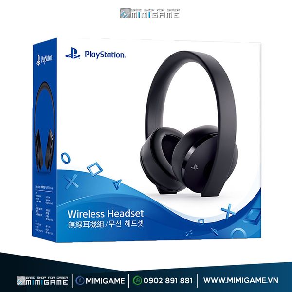 Tai Nghe New Gold Wireless Headset Cho PS4