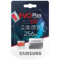 Thẻ Nhớ Micro SDXC Samsung  EVO Plus 256GB 130MB/s
