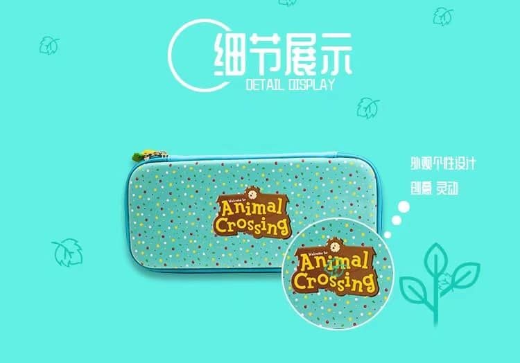 Túi đựng máy Nintendo Switch Animal Crossing Xanh Lá Dễ Thương