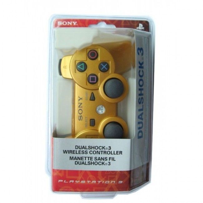 PS3 Dualshock 3 Gold Colored Controller