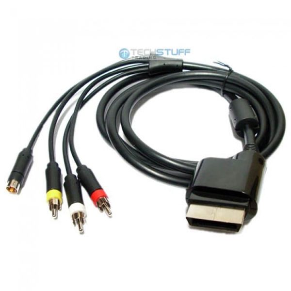 XBox 360 S-Video + AV Cable w/ Optical Output