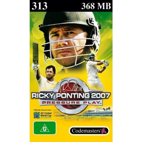 313 - Ricky Ponting 2007 Pressure  Play