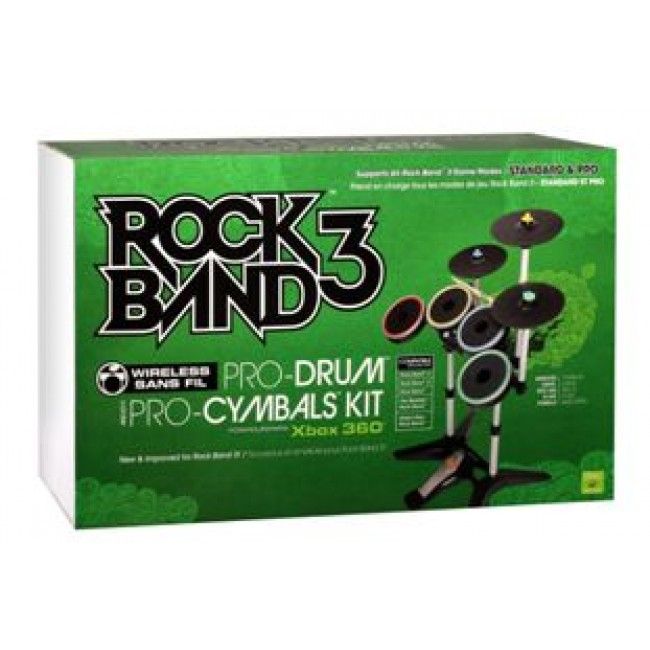 Xbox 360 Rock Band 3 Pro Drum and Pro Cymbals Kit