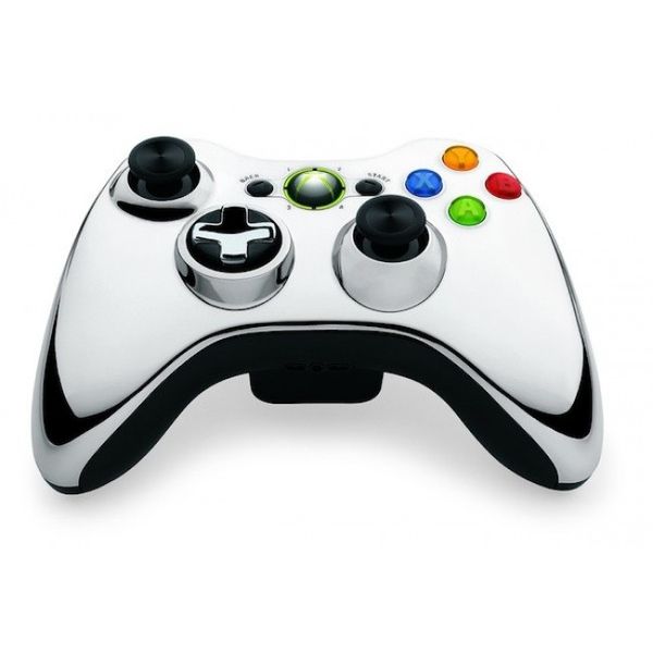 Chrome Xbox 360 Controller - Silver