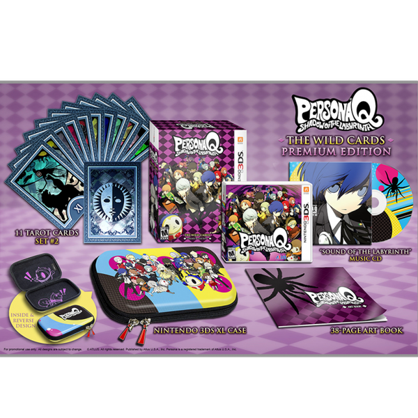 Persona Q: Shadow of the Labyrinth: The Wild Cards Premium Edition