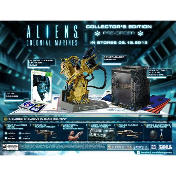 Aliens Colonial Marines Collector's Edition