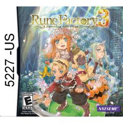 5227 - Rune Factory 3 Fantasy Harvest Moon