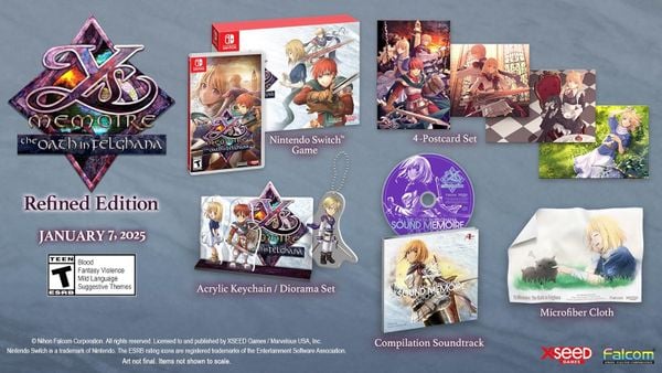 Ys Memoire: The Oath in Felghana - Day One Refined Edition