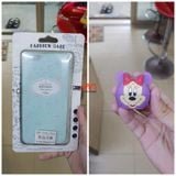 [Mua 1 tặng 1] Ốp lưng Minimal Flower Iphone 6/ 6s Plus tặng kèm Bảo vệ cốc sạc hình chuột Mickey