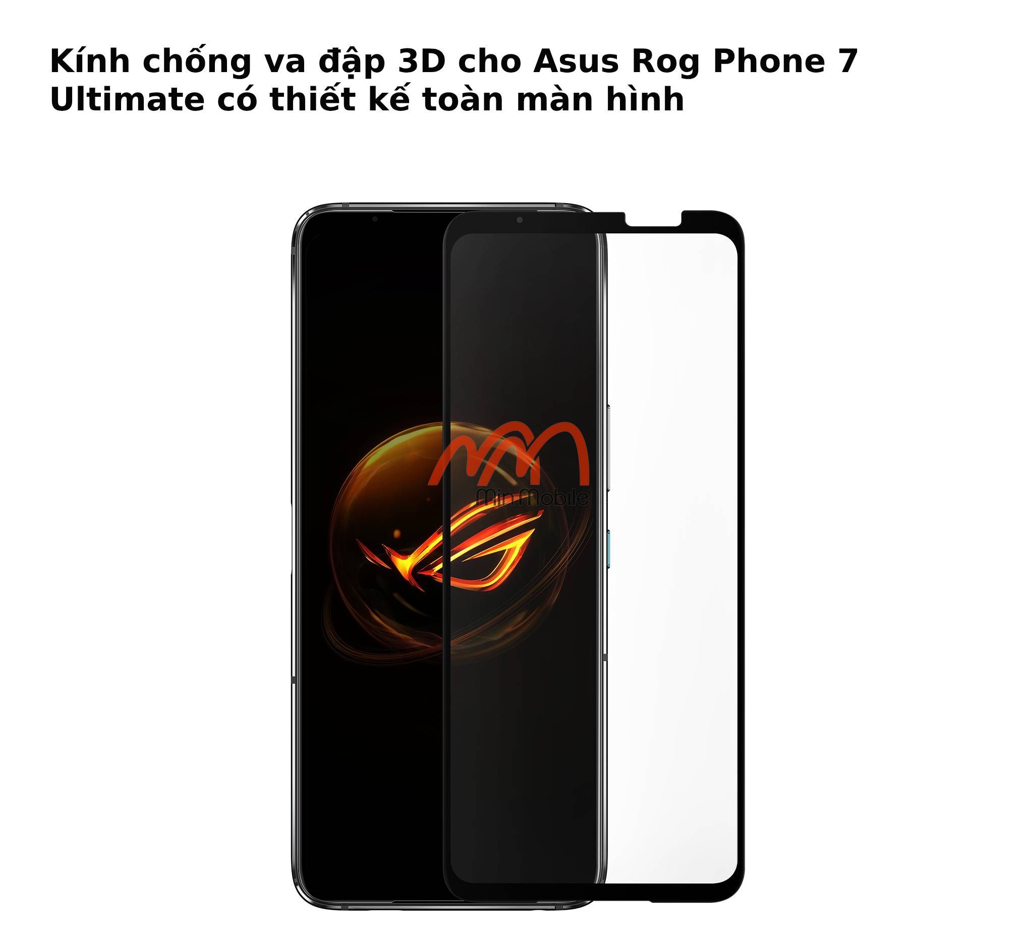 Kính Cường Lực 3D Asus Rog Phone 7 Pro / 7 Ultimate