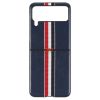 Ốp Lưng Da Kiểu Thom Browne Samsung Z Flip 3 hàng chính hãng