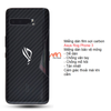 Dán nắp lưng vân carbon Asus Rog Phone 3