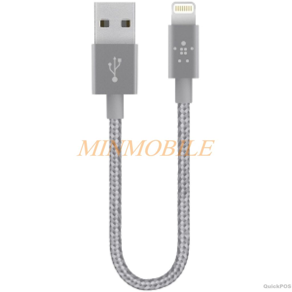 Cáp Belkin lightning iPhone 15cm cao cấp – Min Mobile