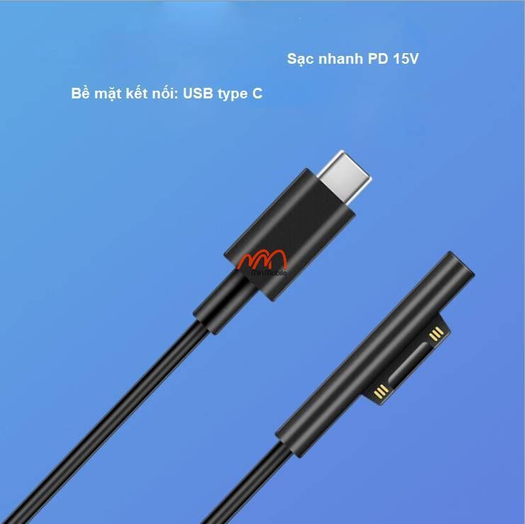 Cáp sạc type-C to Surface Pro 3/4/5/6