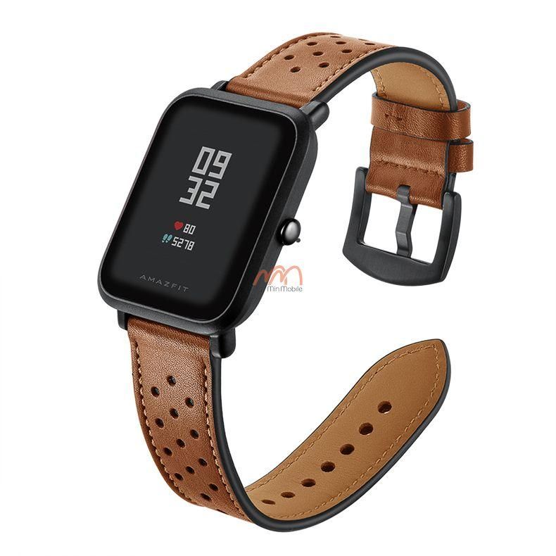Dây da bấm lỗ Amazfit Bip – Min Mobile