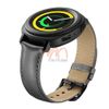 Dây da trơn gân nổi Samsung Gear Sport